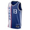 Maillot Homme Sacramento Kings Keegan Murray 2023-24 Nike City Edition Bleu Swingman